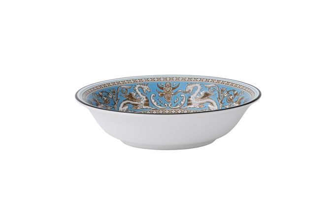 Wedgwood Florentine - Turquoise Soup / Cereal Bowl 6 1/8"