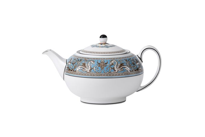 Wedgwood Florentine - Turquoise Teapot 1 3/4pt