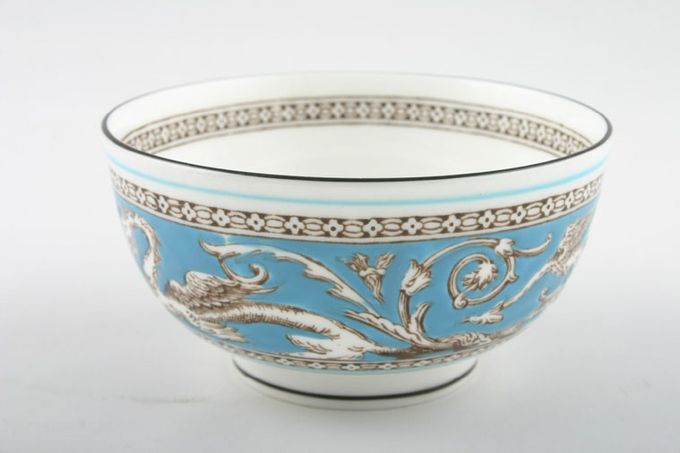 Wedgwood Florentine - Turquoise Sugar Bowl - Open (Coffee) Not footed 3 1/2"