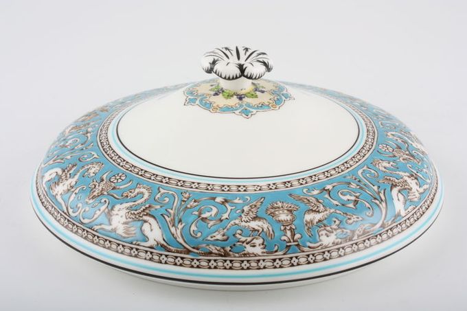 Wedgwood Florentine - Turquoise Vegetable Tureen Lid Only