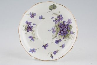 Hammersley Victorian Violets - Crown Longton Tea Saucer Shallow 5 1/4"
