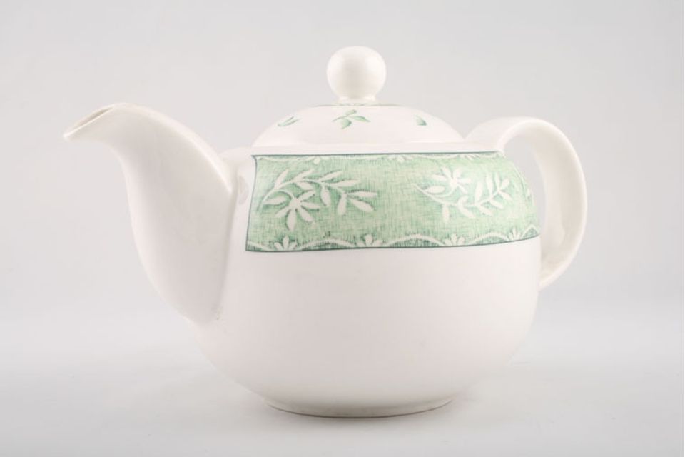 Royal Doulton Linen Leaf Teapot 2pt