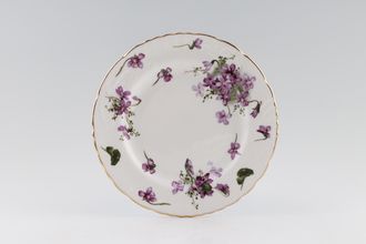 Hammersley Victorian Violets - Crown England Tea / Side Plate Embossed detail around edge 7 1/4"