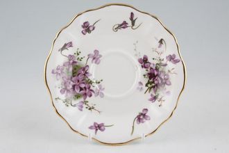 Hammersley Victorian Violets - Acorn in the Crown Tea Saucer 5 3/4"