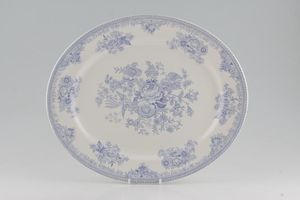 Burleigh Blue Asiatic Pheasants Oval Platter