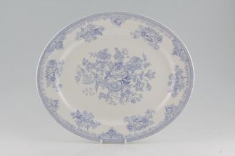 Sell Burleigh Blue Asiatic Pheasants Oval Platter 13 3/4"
