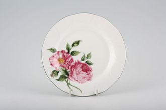 Rosina China Mottisfont Roses Tea / Side Plate 6 3/8"