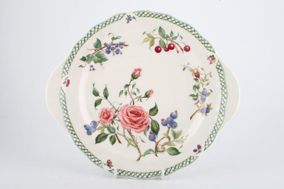 Royal Doulton Victorian Garden - T.C.1176 Cake Plate eared 11 3/8"