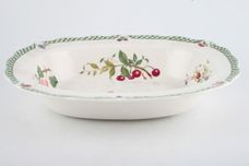 Royal Doulton Victorian Garden - T.C.1176 Vegetable Dish (Open) rimmed, oval 10 3/8" thumb 1