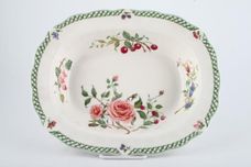 Royal Doulton Victorian Garden - T.C.1176 Vegetable Dish (Open) rimmed, oval 10 3/8" thumb 2