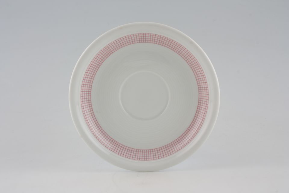 Thomas Weiss - Pink Border Tea Saucer 5 3/4"