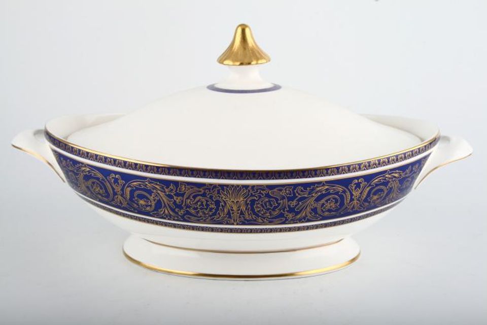 Royal Doulton Imperial Blue Vegetable Tureen with Lid