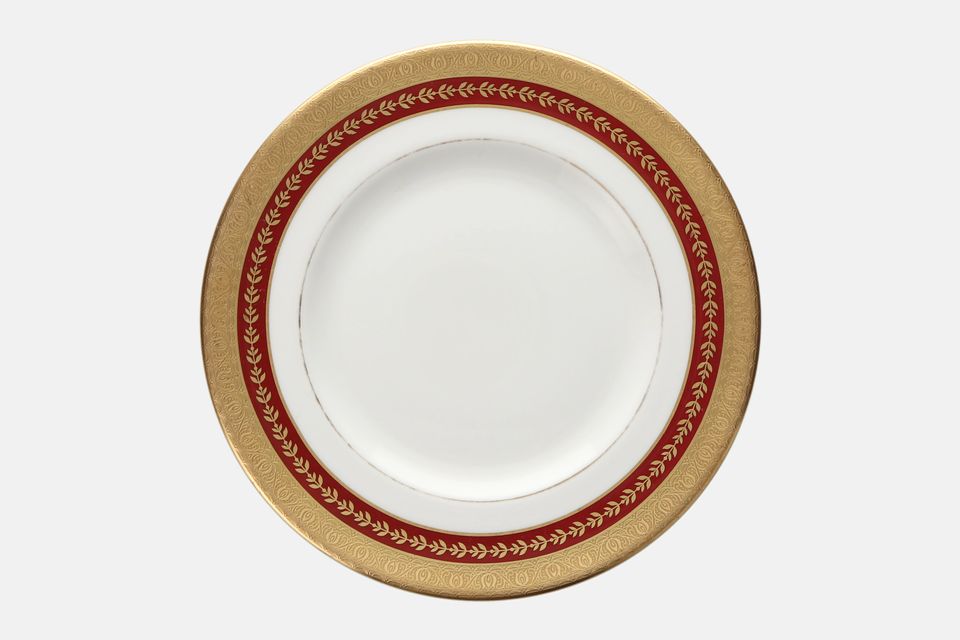 Minton Imperial Gold - Red Band Salad/Dessert Plate 8"