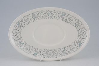 Royal Doulton Arabesque - D6465 Sauce Boat Stand oval 8 3/4"