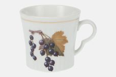 Royal Worcester Evesham - Ribbed - Gold edge Coffee Cup 2 3/4" x 2 5/8" thumb 1