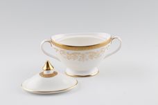 Royal Doulton Belmont - H4991 Sugar Bowl - Lidded (Tea) footed, 2 handles thumb 2