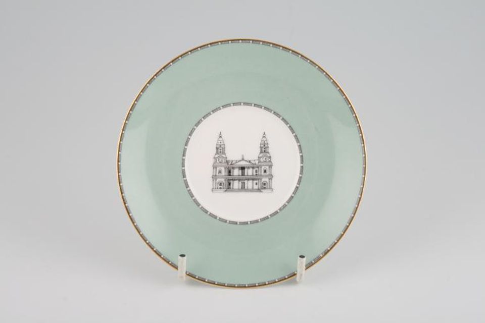 Wedgwood Grand Tour Collection Coffee Saucer St. Paul's Cathedral 4 3/4"