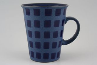 Sell Denby Reflex Mug Blue Inside - Square Pattern , All Over, Outside 4" x 4 5/8"