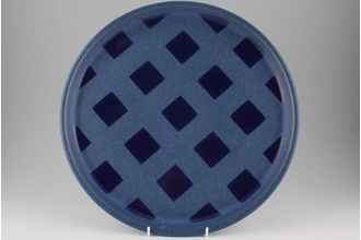 Denby Reflex Round Platter Blue - Round 13 1/8"