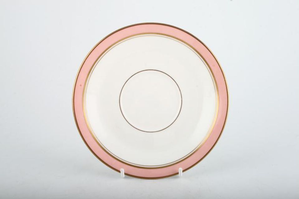 Royal Worcester Howard - Pale Pink Tea Saucer 5 7/8"