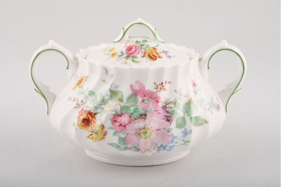 Royal Doulton Arcadia Sugar Bowl - Lidded (Tea) 2 handles, Loop handle on lid