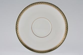 Wedgwood Chester Soup Cup Saucer Inner Gold Ring 6 3/8"