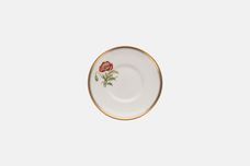 Royal Worcester Poppy Coffee Saucer 4 3/4" thumb 1