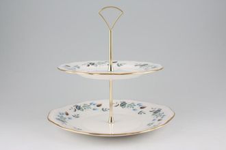 Sell Colclough Linden - 8162 Cake Stand 2 tier - round /eared 10" x 8 1/4"