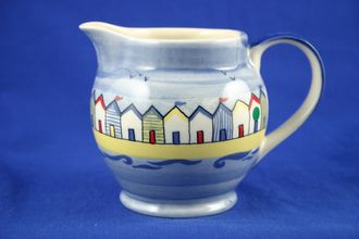 Poole Beach Huts Milk Jug Rounded 1/2pt