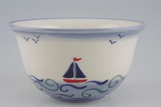 Sell Poole Beach Huts Sugar Bowl - Open (Tea) also used as rice bowl 4 7/8"