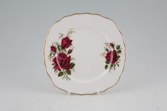 Sell Colclough Red Roses + Green Leaves - 7981 Tea / Side Plate square 6 1/8"