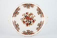 Colclough Royale - 8525 Cake Plate round - eared - slight well - 10 1/4" thumb 1