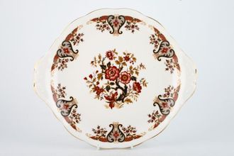 Colclough Royale - 8525 Cake Plate round - eared - slight well - 10 1/4"