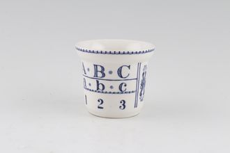 Adams A.B.C. Egg Cup Blue 2 1/8" x 1 7/8"