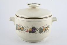 Royal Doulton Harvest Garland - Thick Line - L.S.1018 Casserole Dish + Lid Lugged 2pt thumb 1