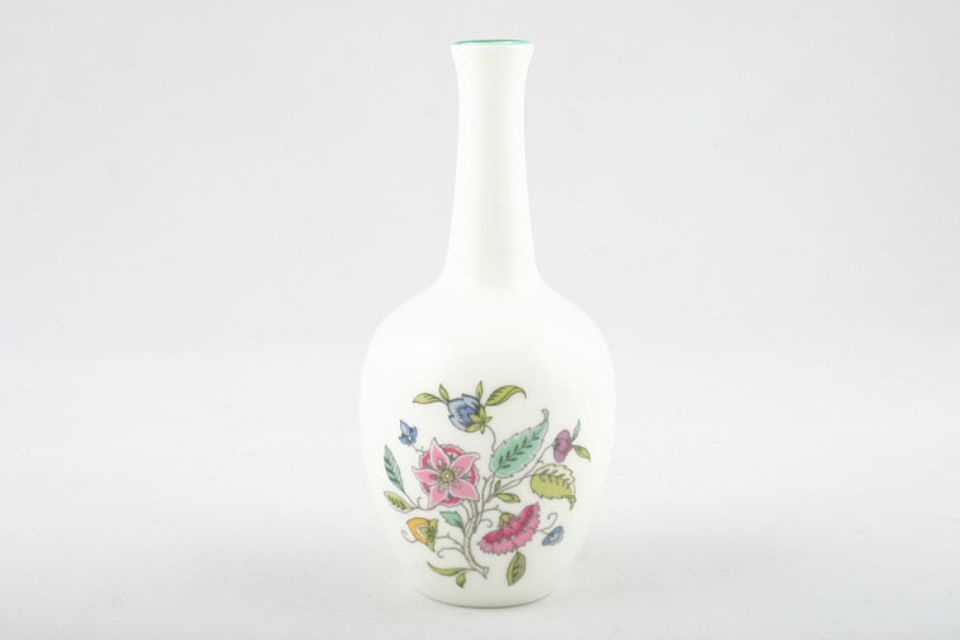Minton Haddon Hall - Green Edge Bud Vase 5 1/4"