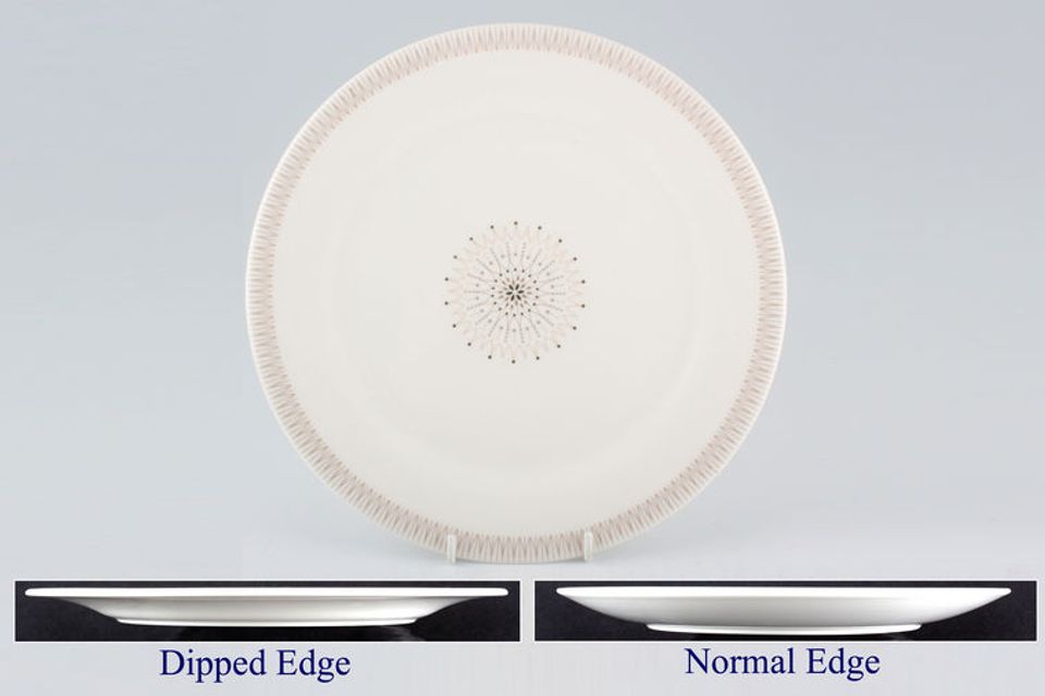 Royal Doulton Morning Star - T.C.1026 - Fine China and Translucent Dinner Plate Normal edge 10 1/2"