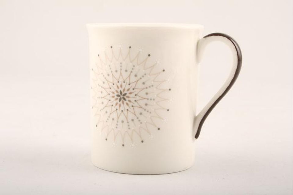 Royal Doulton Morning Star - T.C.1026 - Fine China and Translucent Coffee/Espresso Can Brown Handle 2 1/4" x 2 5/8"