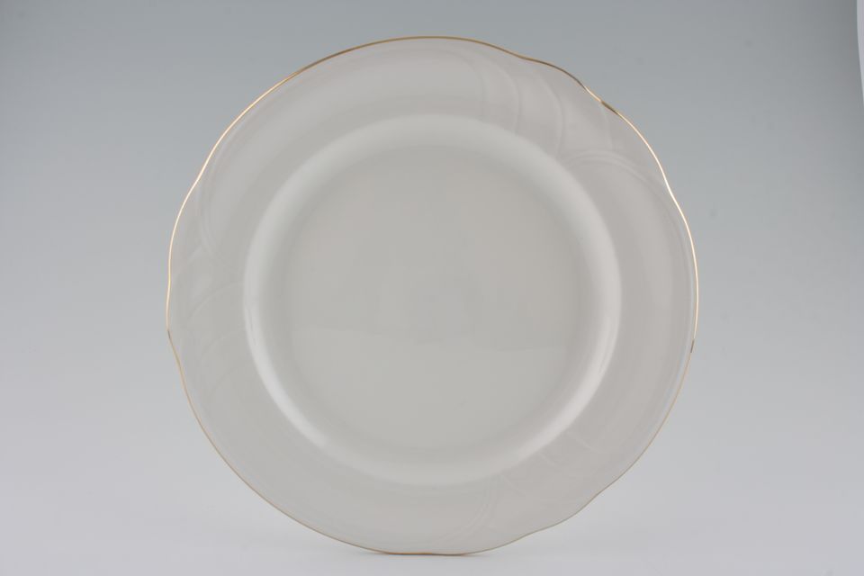 Royal Doulton Tiara - white+gold - H5174 Dinner Plate 10 1/4"