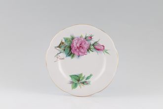Roslyn Harry Wheatcroft Roses - Prelude Tea / Side Plate 'Prelude' signed on front 6 1/4"