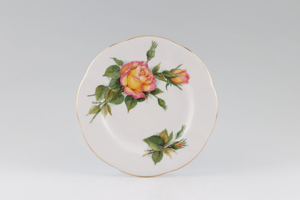 Roslyn Harry Wheatcroft Roses - Peace Tea / Side Plate Peace 6 1/4"