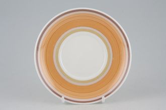 Sell Susie Cooper Gay Stripes Coffee Saucer Cantaloupe 5 1/2"