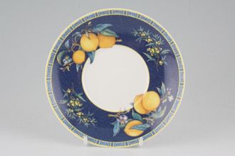 Sell Wedgwood Citrons Coffee Saucer Blue Rim - For 2 1/2" coffee cans 5 1/2"