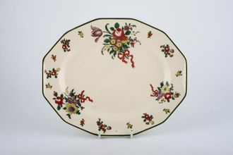 Royal Doulton Old Leeds Sprays Old - D3548 Oval Plate 10 1/4"