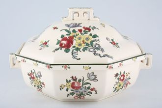 Royal Doulton Old Leeds Sprays Old - D3548 Vegetable Tureen with Lid