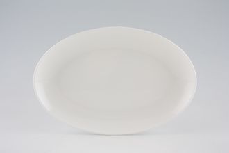 Royal Doulton Fusion - White Sauce Boat Stand Also Pickle Dish 9 1/2"