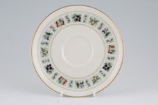 Royal Doulton Tapestry - Fine & Translucent China T.C.1024 Tea Saucer Early Style is flatter than Later Style. Also use for Soup and Breakfast cup. 6 1/8" thumb 1