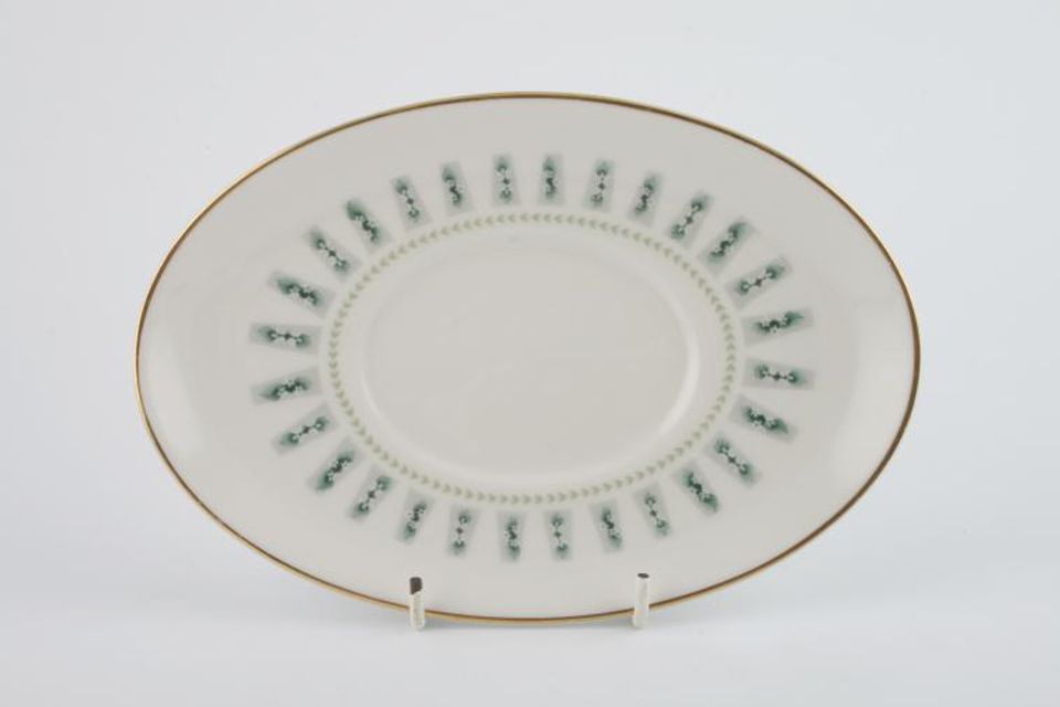 Royal Doulton Tapestry - Fine & Translucent China T.C.1024 Sauce Boat Stand With Well 8 1/8"