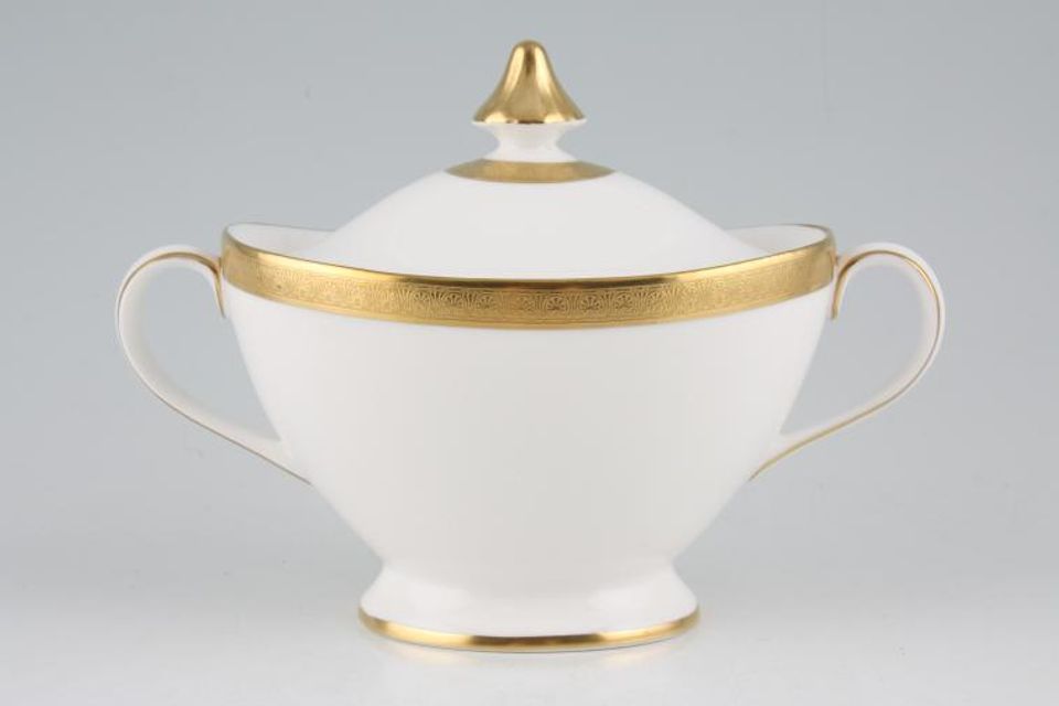 Royal Doulton Royal Gold - H4980 Sugar Bowl - Lidded (Tea) 2 handles