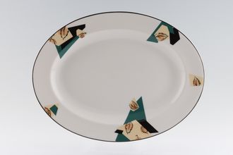 Sell Royal Doulton Central Park - T.C.1198 Oval Platter 13 3/8"